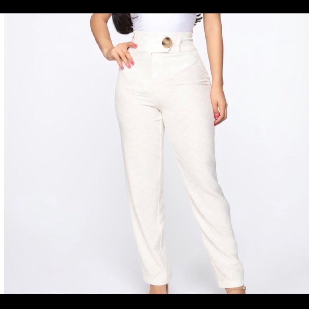 White pants